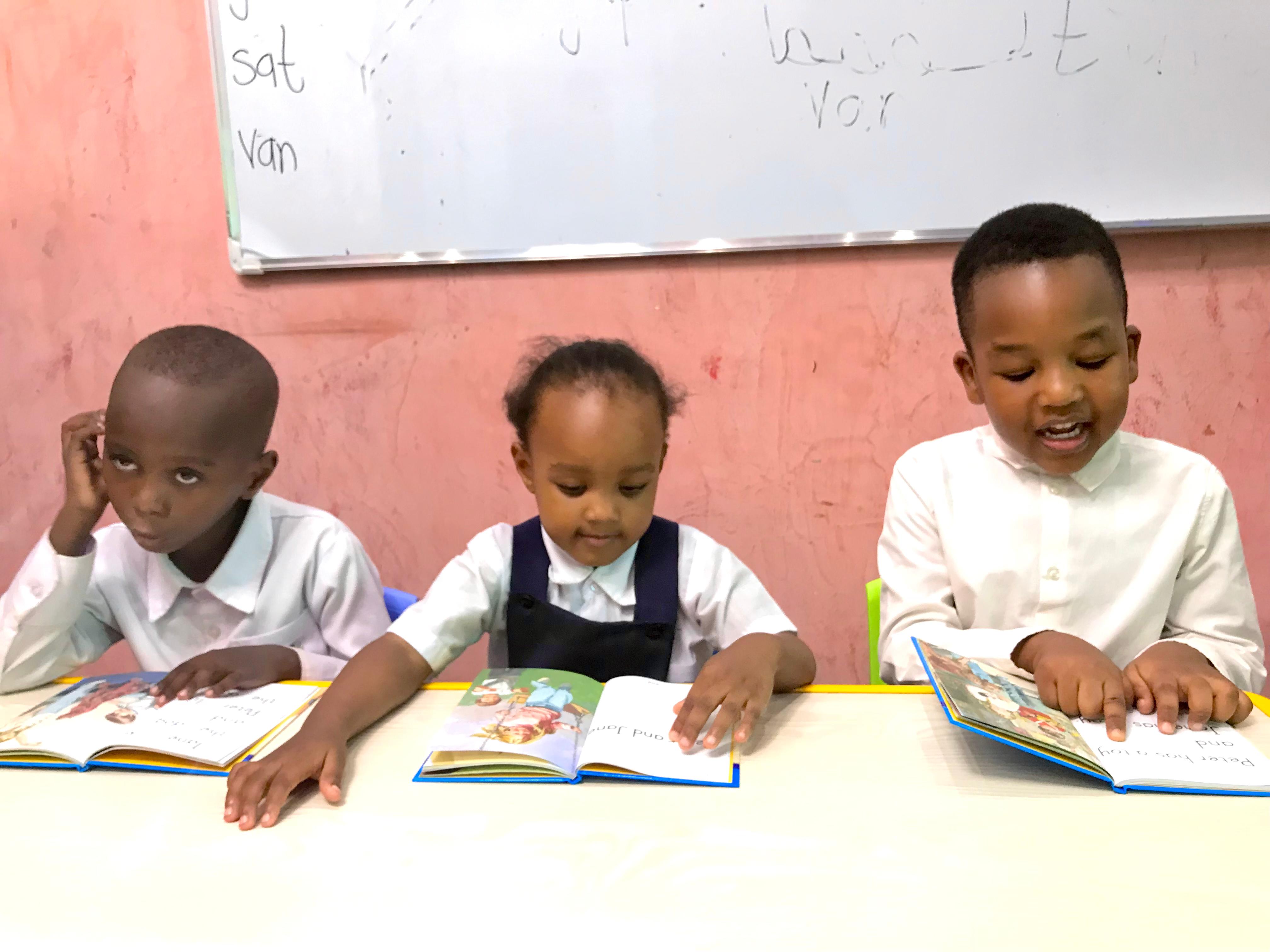 Kids doing science experiments